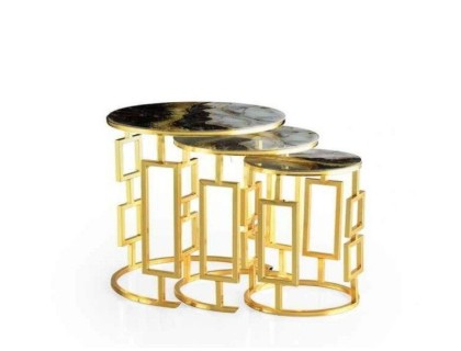 VERSACE ZİGON SEHPA GOLD