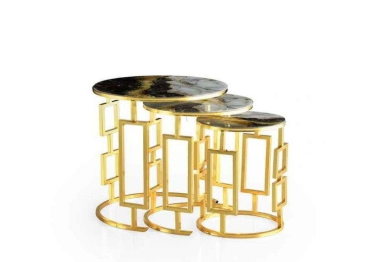 VERSACE ZİGON SEHPA GOLD
