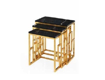 Labiretnt gold metal zigon sehpa