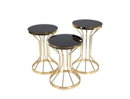 Darbuka metal gold zigon sehpa