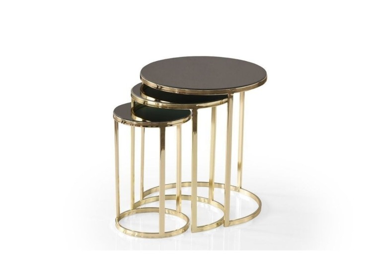 Dünya gold metal zigon sehpa