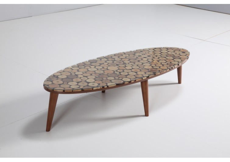 Wood ahşap orta sehpa