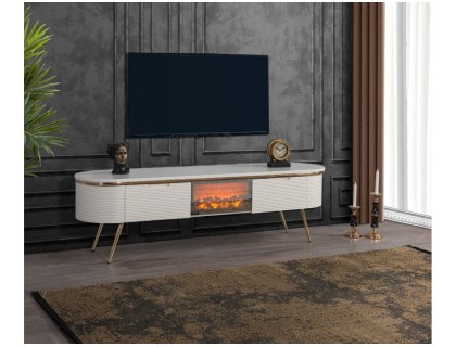 Royal tv sehpası boyalı beyaz mdf
