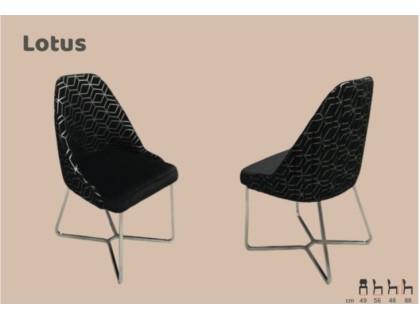 lotus metal sandalye ahşap papel metal ayaklı krom kaplamalı