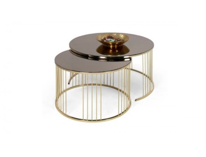 Hilal Orta Sehpa Gold